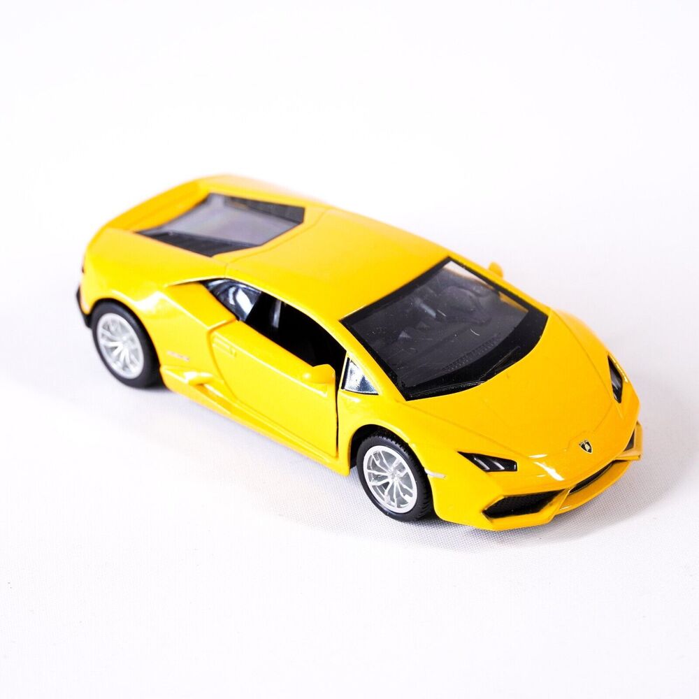 Lamborghini Huracan Lp 610-4 Model Vehicle Diecast Sports Race Car Toy Yellow
